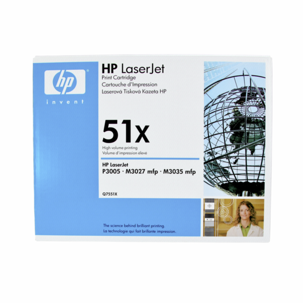 Q7551X Toner pre LaserJet P3005/M3027mfp/M3035mfp 13k pages
