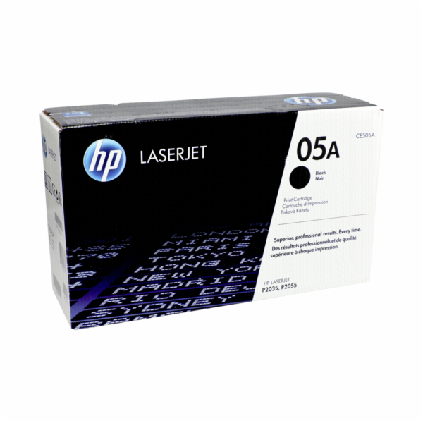 HP 05A Black LJ Toner Cart, CE505A (2,300 pages)