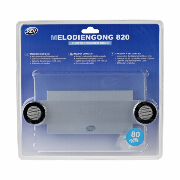 REV Melodiengong Glasdesign 820