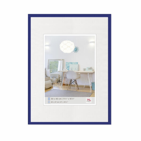 Rámeček Walther New Lifestyle 30x40 modrý plast