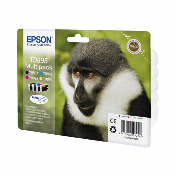 Epson DURABrite Ultra Ink T 089 Multipack BCMY           ...