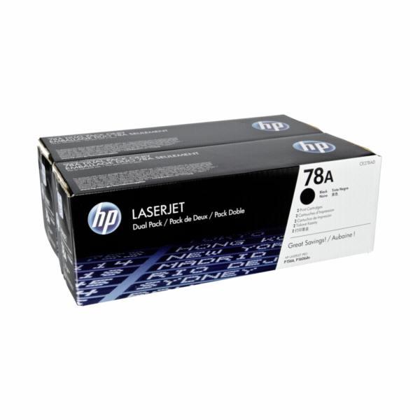 HP Toner CE 278 AD Twin Pack black No. 78 A