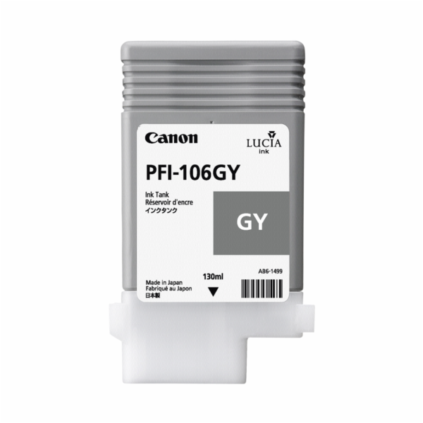 Canon PFI-106 GY vc. napln seda