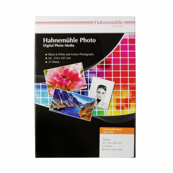 Hahnemühle Photo Matt Fibre  A 4 tepla bila 200 g 25 listu
