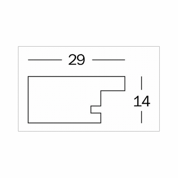 Rámeček Walther Home 24x30 dřevo, černý