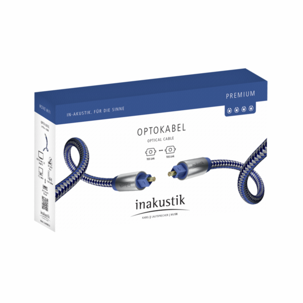 in-akustik Premium Optokabel Toslink - Toslink 5,0 m
