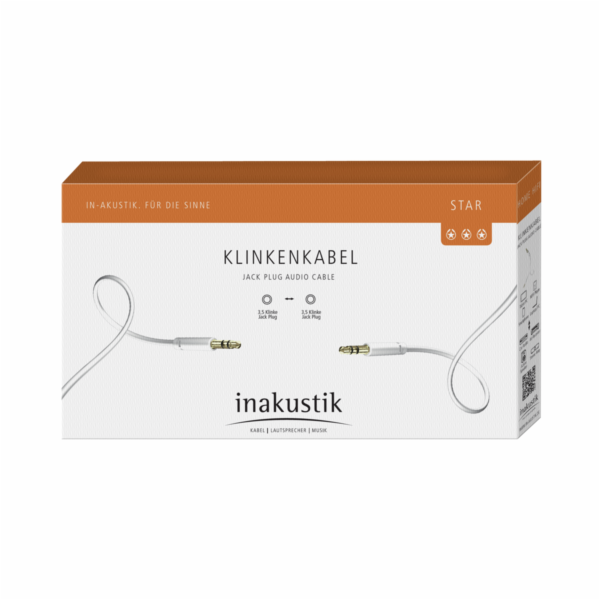 in-akustik Star Audio Kabel 3,5 mm Jack 0,75 m