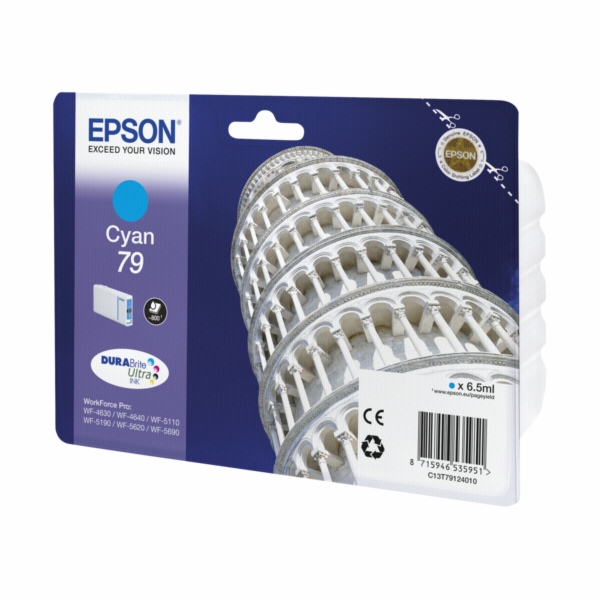 Epson DURABrite Ultra Ink 79 cartridge modra T 7912