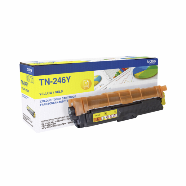 Brother TN-246 Y Toner yellow (OEM)