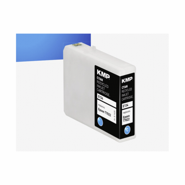 KMP E134 cartridge modra kompatibilni s Epson T7022