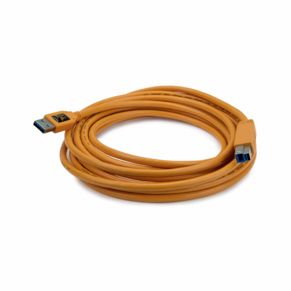 Tether Tools CU5460ORG USB 3.0, A-B, 4,6m, oranžový