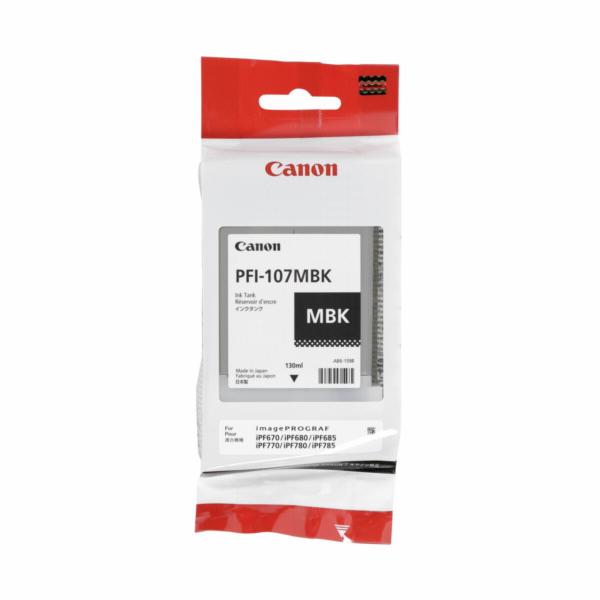 Canon PFI-107 MBK napln matna cerna