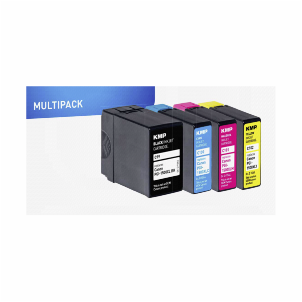 KMP C99V Multipack BK/C/M/Y kompatibilni s Canon PGI-1500 XL