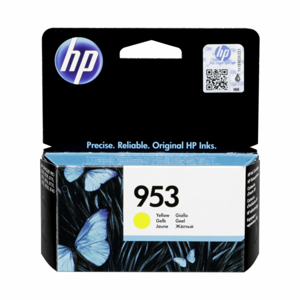 HP F6U14AE napln do tiskarny YELLOW c. 953