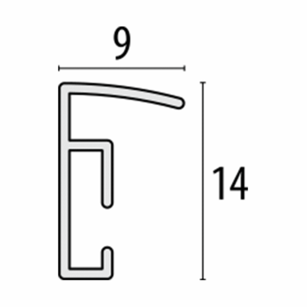 ZEP New Easy zlata 15x20 plast ram KG3