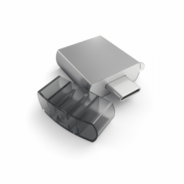Satechi aluminum Type-C to Type A USB Adapter space gray