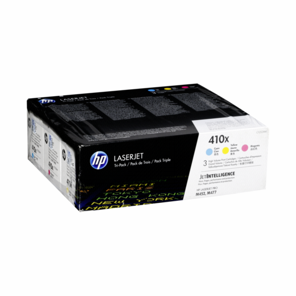 HP 410X 3-pack High Yield Cyan/Magenta/Yellow Original La...