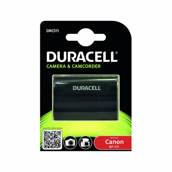 Duracell Li-Ion Akku 1600 mAh for Canon BP-511 BP-512