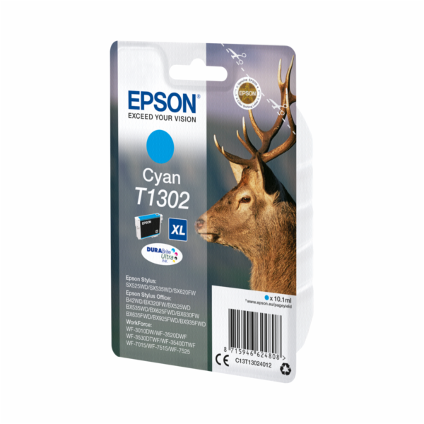 Inkoust Epson azurový T1302XL (C13T13024012)
