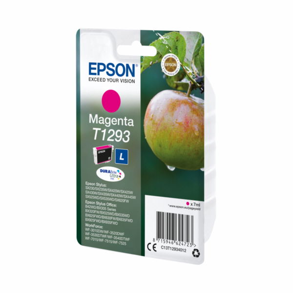 EPSON ink bar Singlepack ""Jablko"" Magenta T1293 DURABri...