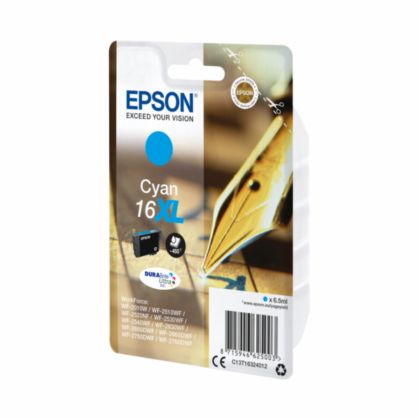 EPSON ink bar Singlepack "Pero" Cyan 16XL DURABrite Ultra...