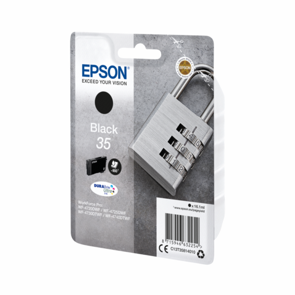 Epson 35 - 16.1 ml - černá - originální - blistr - inkous...