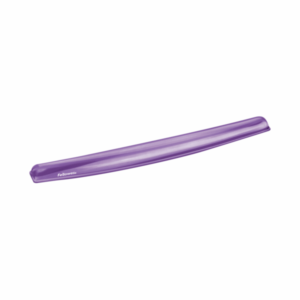 Fellowes Crystal Gel Keyboard Gel Wrist Support purple