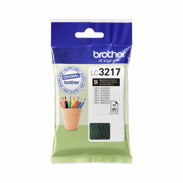 Inkoust Brother černý LC-3217BK