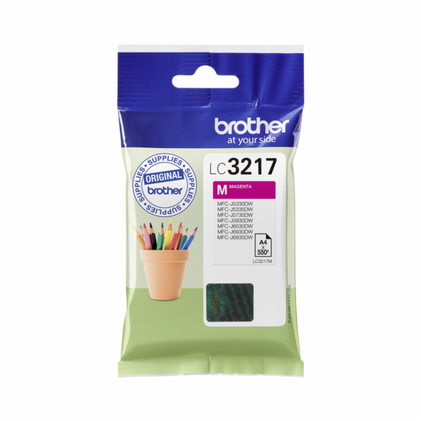 Brother LC-3217 M cervena