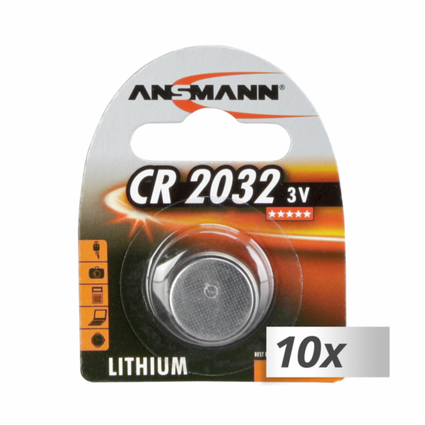10x1 Ansmann CR 2032