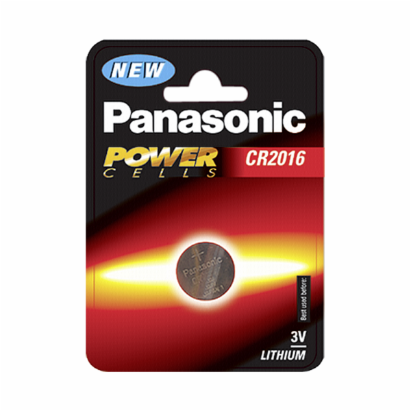 12x1 Panasonic CR 2016 Lithium Power