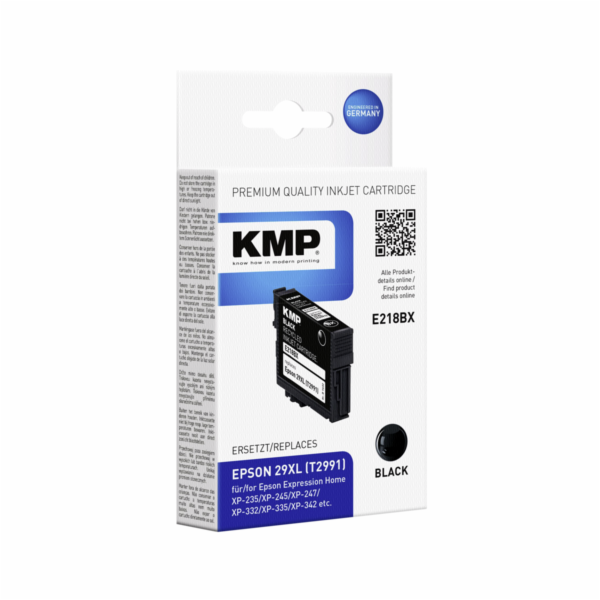 KMP E218BX cartridge cerna kompatibilni s Epson T 2991 XL