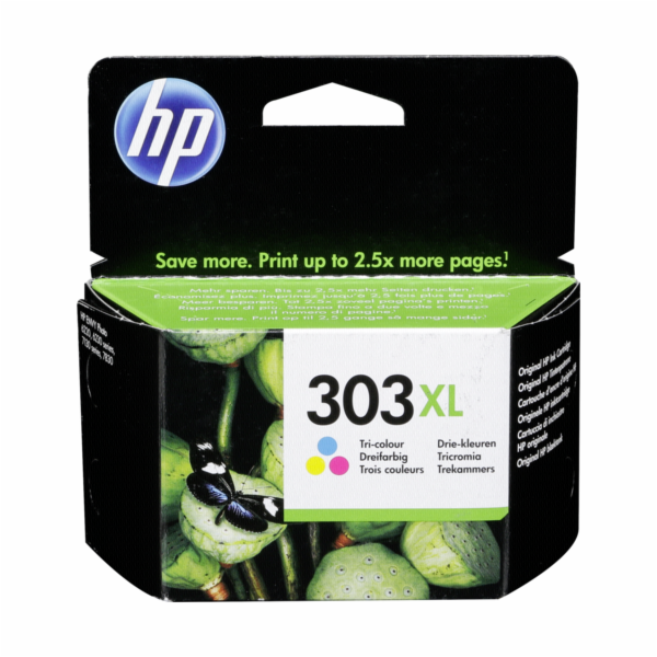 HP T6N03AE cartridge 3-barevná c. 303 XL