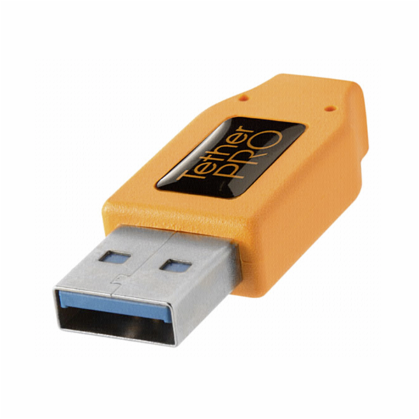 Tether Tools USB 3.0 zu USB-C 4,60m oranzova