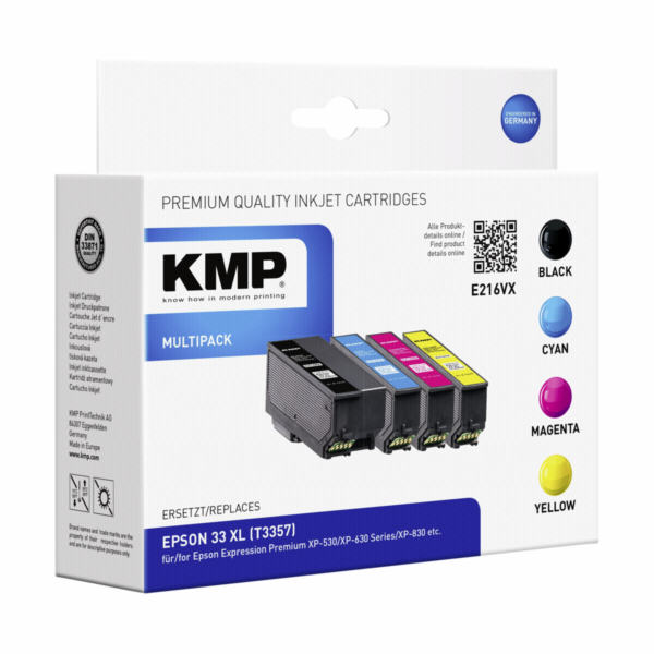 KMP E216VX Multipack BK/PBK/CMY kompatibilni s Epson T 33...