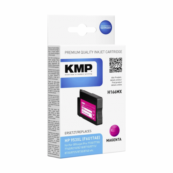 KMP H166MX cartridge magenta kompatibilni s HP F6U17AE
