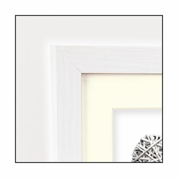 ZEP Regent 4 pasparta 15x20 drevo obrazovy ram bila V32684