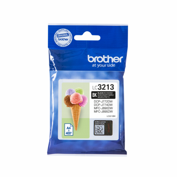 Brother LC-3213 BK cerna