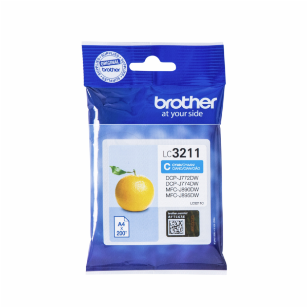 Inkoust Brother azurový LC-3211C
