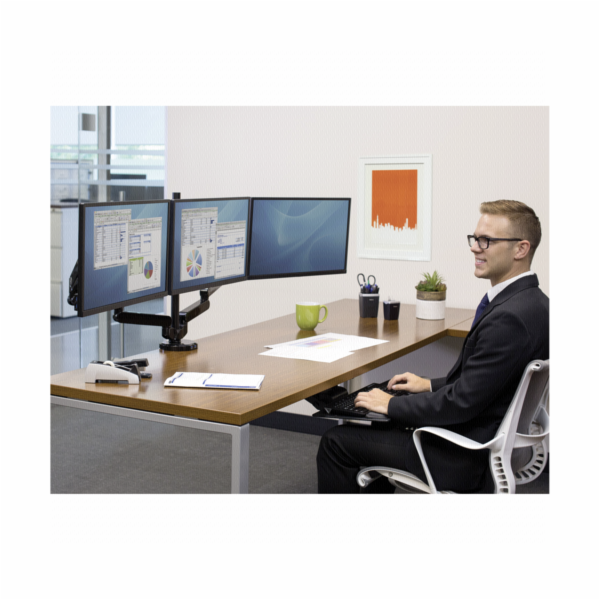 Fellowes Platinum Series Triple Monitor Arm