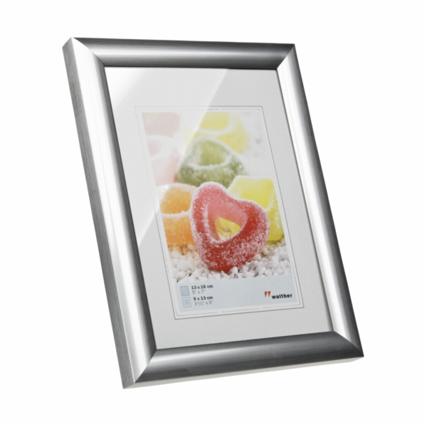 Rámeček Walther Trendstyle 13x18 stříbrný plast