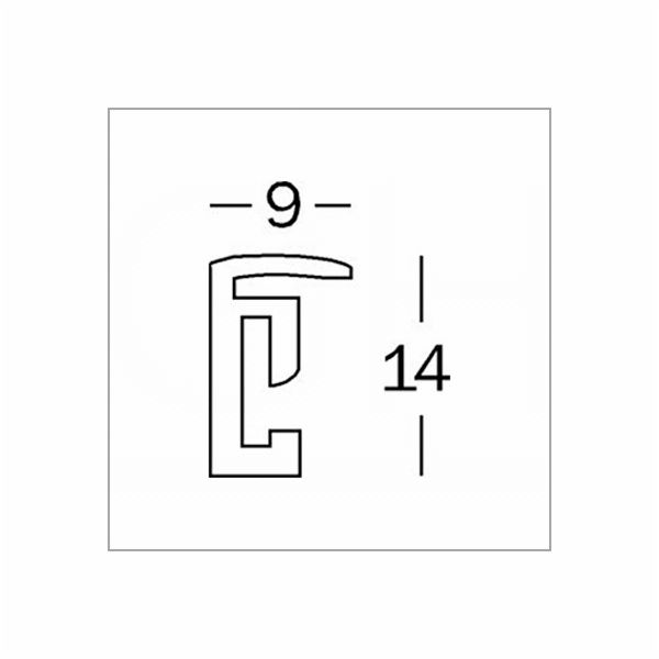 Rámeček Walther New Lifestyle 15x20 černý plast