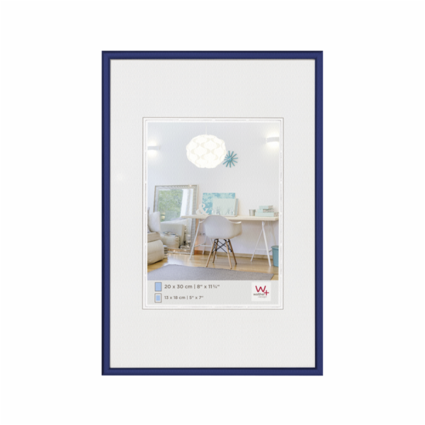Rámeček Walther New Lifestyle 20x30 modrý plast