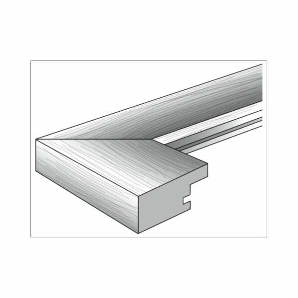 Rámeček Walther Home 3x13x18 dřevo, černý
