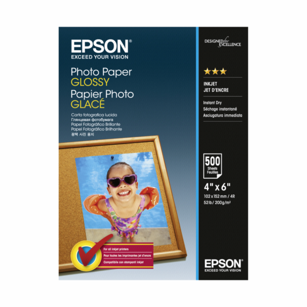 Epson Photo papir leskly 10x15 cm 500 listu 200 g