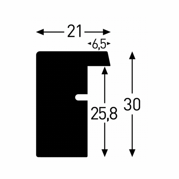 Nielsen Apollon bily     21x29,7 drevo DIN A4            ...