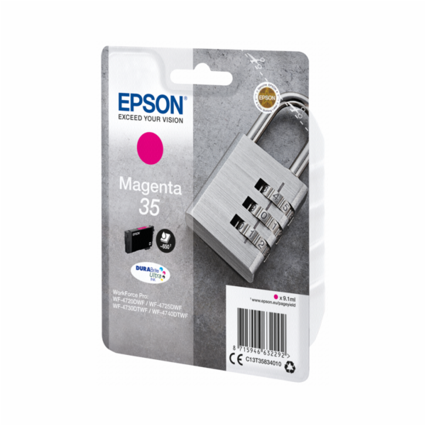 Epson 35 - 9.1 ml - purpurová - originální - blistr - ink...