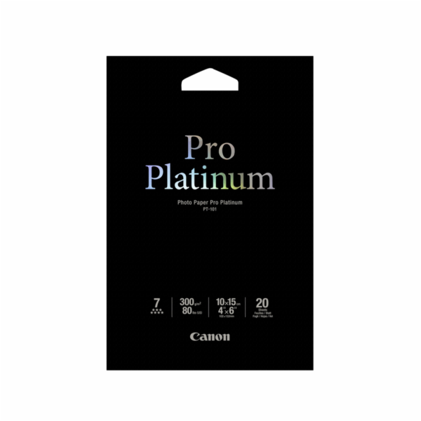 Canon PT-101 10x15 cm, 20 listu Foto papir Pro Platinum 3...