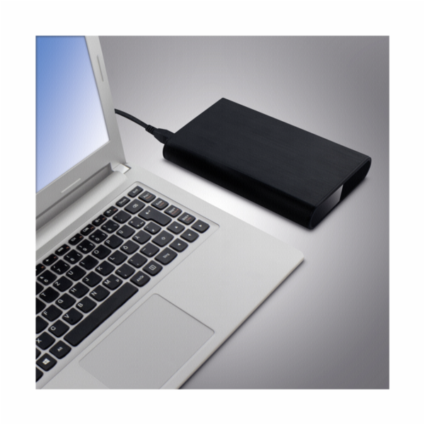 FANTEC DB-ALU31 cerna 3,5 SATA USB 3.1 Typ-C