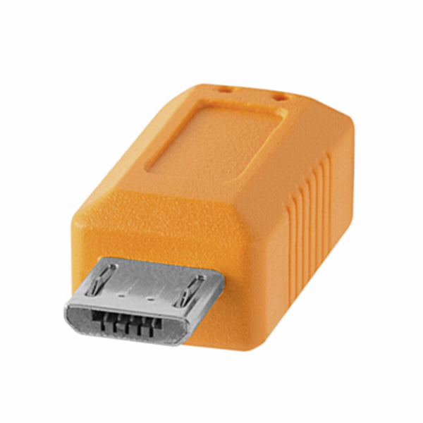 Tether Tools USB-C zu 2.0 Micro- B 5-Pin 4,60m oranzova